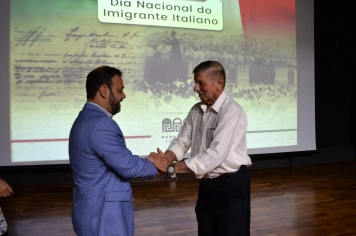 Foto - COMEMORAÇÃO AO DIA NACIONAL DO IMIGRANTE ITALIANO.