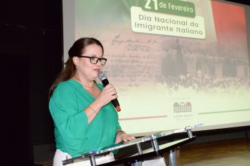 Foto - COMEMORAÇÃO AO DIA NACIONAL DO IMIGRANTE ITALIANO.