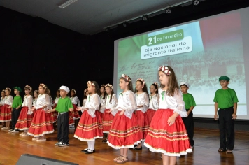 Foto - COMEMORAÇÃO AO DIA NACIONAL DO IMIGRANTE ITALIANO.