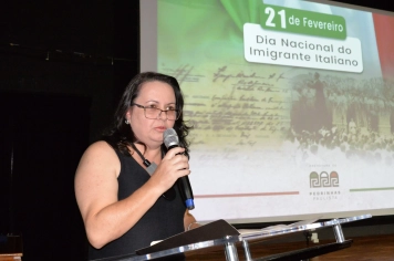 Foto - COMEMORAÇÃO AO DIA NACIONAL DO IMIGRANTE ITALIANO.