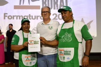 Foto - FORMATURA DO PROJETO “FEIRA DO PRODUTOR RURAL”
