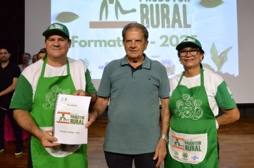 Foto - FORMATURA DO PROJETO “FEIRA DO PRODUTOR RURAL”