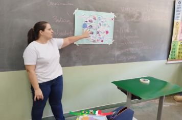 PREFEITURA MUNICIPAL REALIZA ATIVIDADES DE EDUCAÇÃO NUTRICIONAL NA EMEI PROF. CLOVIS MANFIO.