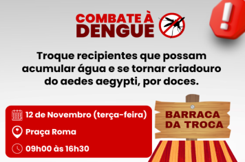 PREFEITURA PROMOVE MAIS UMA EDIÇÃO DA BARRACA DA TROCA.