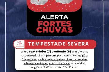 ALERTA DE TEMPESTADE.