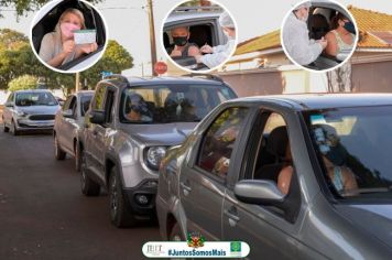 PEDRINHAS PAULISTA INICIA VACINAÇÃO DE NOVO GRUPO NA MODALIDADE DRIVE THRU