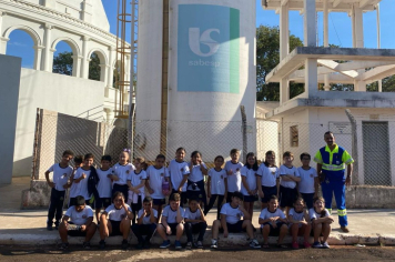 VISITA INSTITUCIONAL À SABESP DE PEDRINHAS PAULISTA EM COMEMORAÇÃO AO DIA MUNDIAL DA ÁGUA