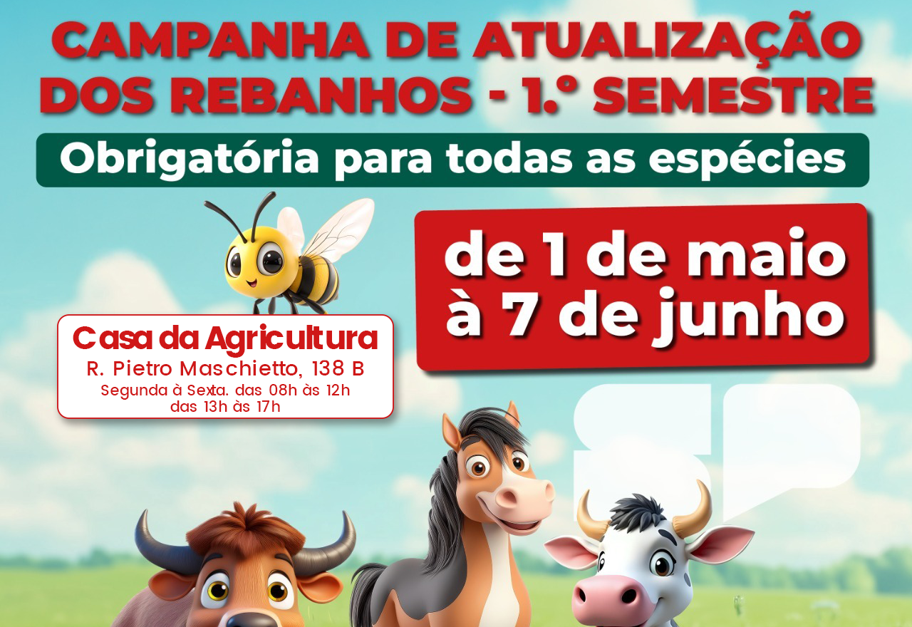 CAMPANHA DE ATUALIZAÇÃO DE REBANHOS 2025.