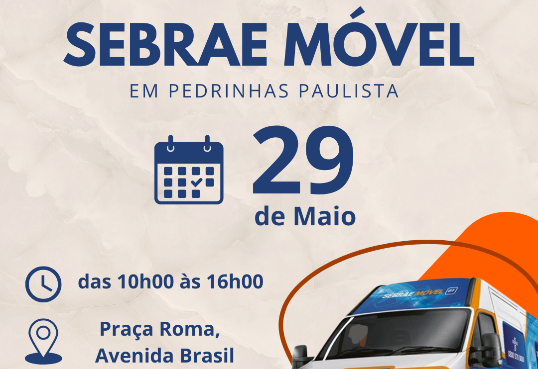SEBRAE PROMOVE ESCRITÓRIO ITINERANTE PARA ATENDIMENTO AO EMPREENDEDOR PEDRINHENSE.