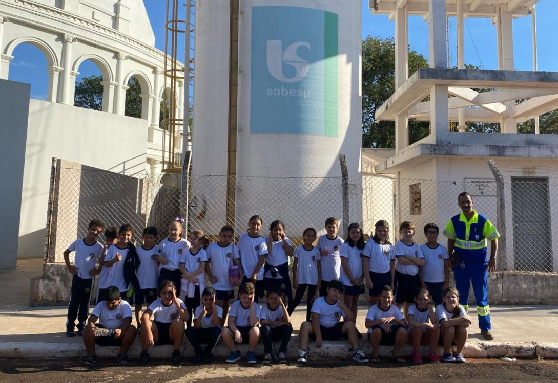 VISITA INSTITUCIONAL À SABESP DE PEDRINHAS PAULISTA EM COMEMORAÇÃO AO DIA MUNDIAL DA ÁGUA