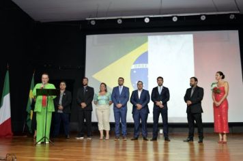 Foto - HOMENAGEM AOS 150 ANOS DA IMIGRAÇÃO ITALIANA NO BRASIL.