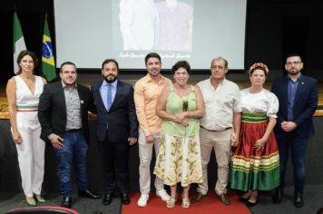 Foto - HOMENAGEM AOS 150 ANOS DA IMIGRAÇÃO ITALIANA NO BRASIL.