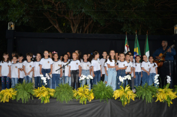 Foto - PREFEITURA INAUGURA REFORMA E ADEQUAÇÃO DA ECOLA CLOVIS MANFIO.