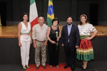 Foto - HOMENAGEM AOS 150 ANOS DA IMIGRAÇÃO ITALIANA NO BRASIL.