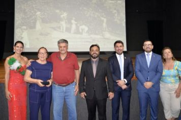 Foto - HOMENAGEM AOS 150 ANOS DA IMIGRAÇÃO ITALIANA NO BRASIL.