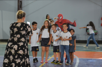 Foto - PREFEITURA INAUGURA REFORMA E ADEQUAÇÃO DA ECOLA CLOVIS MANFIO.