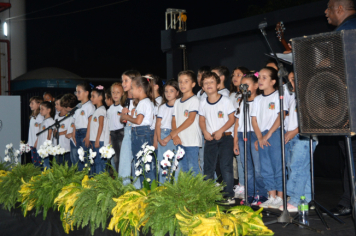 Foto - PREFEITURA INAUGURA REFORMA E ADEQUAÇÃO DA ECOLA CLOVIS MANFIO.