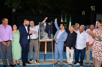 Foto - PREFEITURA INAUGURA REFORMA E ADEQUAÇÃO DA ECOLA CLOVIS MANFIO.