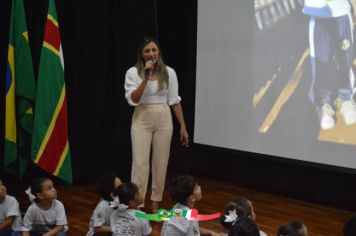 Foto - FORMATURA DOS ALUNOS DA EMEI. FRANCESCO ROMANO.