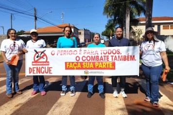 PREFEITURA DE PEDRINHAS PAULISTA REALIZA PEDÁGIO DE CONSCIENTIZAÇÃO CONTRA A DENGUE.