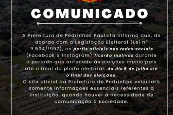 ATENÇÃO: COMUNICADO IMPORTANTE.