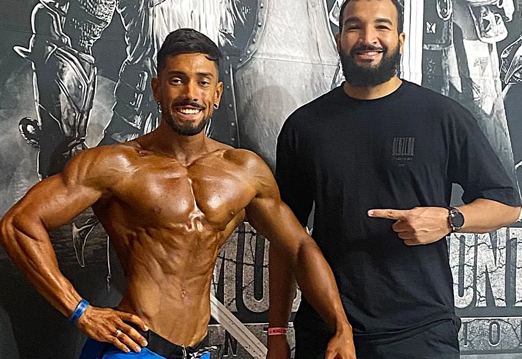 ATLETA PEDRINHENSE DISPUTA CAMPEONATO DE FISICULTURIMO NA CIDADE DE ASSIS.